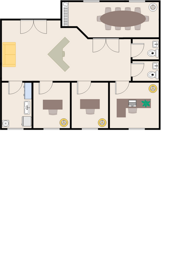 Office Building Layout | Visual Paradigm User-Contributed Diagrams ...